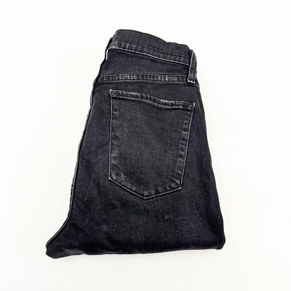 Alice & Olivia Good High Rise Skinny Noir Denim Jeans Size 27 - Picture 1 of 9